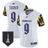 Womens Baltimore Ravens City Edition Patch Vapor Limited Jersey Justin Tucker Jersey White