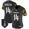 Womens Baltimore Ravens City Edition Patch Vapor Limited Jersey Kyle Hamilton Jersey Black