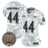 Womens Baltimore Ravens 2024 Salute To Service Establishment Year Patch Vapor Limited Jersey Marlon Humphrey Jersey Navy