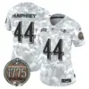 Womens Baltimore Ravens 2024 Salute To Service Establishment Year Patch Vapor Limited Jersey Marlon Humphrey Jersey Marines