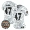 Womens Baltimore Ravens 2024 Salute To Service Establishment Year Patch Vapor Limited Jersey Donald Trump Jersey Navy