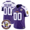 Minnesota Vikings King Of The North Patch Vapor Limited Custom Jersey Est 1961 Patch Purple Alternate