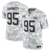 Myles Garrett Cleveland Browns 2024 Salute To Service Vapor Limited Jersey Arctic Camo All Stitched