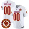Washington Commanders 2024 Vapor Limited Custom Jersey Est 1932 Patch White