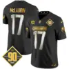 Mens Washington Commanders 90Th Anniversary Patch Gold Vapor Limited Jersey Terry Mclaurin Jersey Black Limited