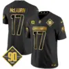 Mens Washington Commanders 90Th Anniversary Patch Gold Vapor Limited Jersey Terry Mclaurin Jersey Black Gold