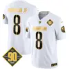 Mens Washington Commanders 90Th Anniversary Patch Gold Vapor Limited Jersey Robinson Jr Jersey White Gold