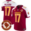Mens Washington Commanders 2024 Vapor Limited Jersey Est 1932 Patch Terry Mclaurin Jersey Burgundy Alternate