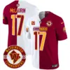 Mens Washington Commanders 2024 Vapor Limited Jersey Est 1932 Patch Terry Mclaurin Jersey Half