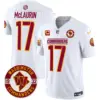 Mens Washington Commanders 2024 Vapor Limited Jersey Est 1932 Patch Terry Mclaurin Jersey White