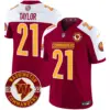 Mens Washington Commanders 2024 Vapor Limited Jersey Est 1932 Patch Sean Taylor Jersey Burgundy Alternate