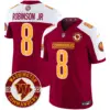 Mens Washington Commanders 2024 Vapor Limited Jersey Est 1932 Patch Robinson Jr Jersey Burgundy Alternate