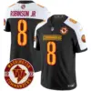 Mens Washington Commanders 2024 Vapor Limited Jersey Est 1932 Patch Robinson Jr Jersey Black Alternate