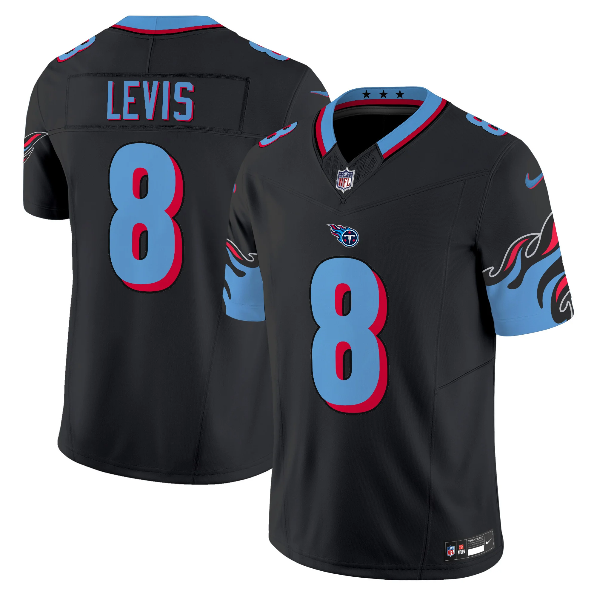 Mens Tennessee Titans Special Vapor Limited Jersey Will Levis Jersey Black