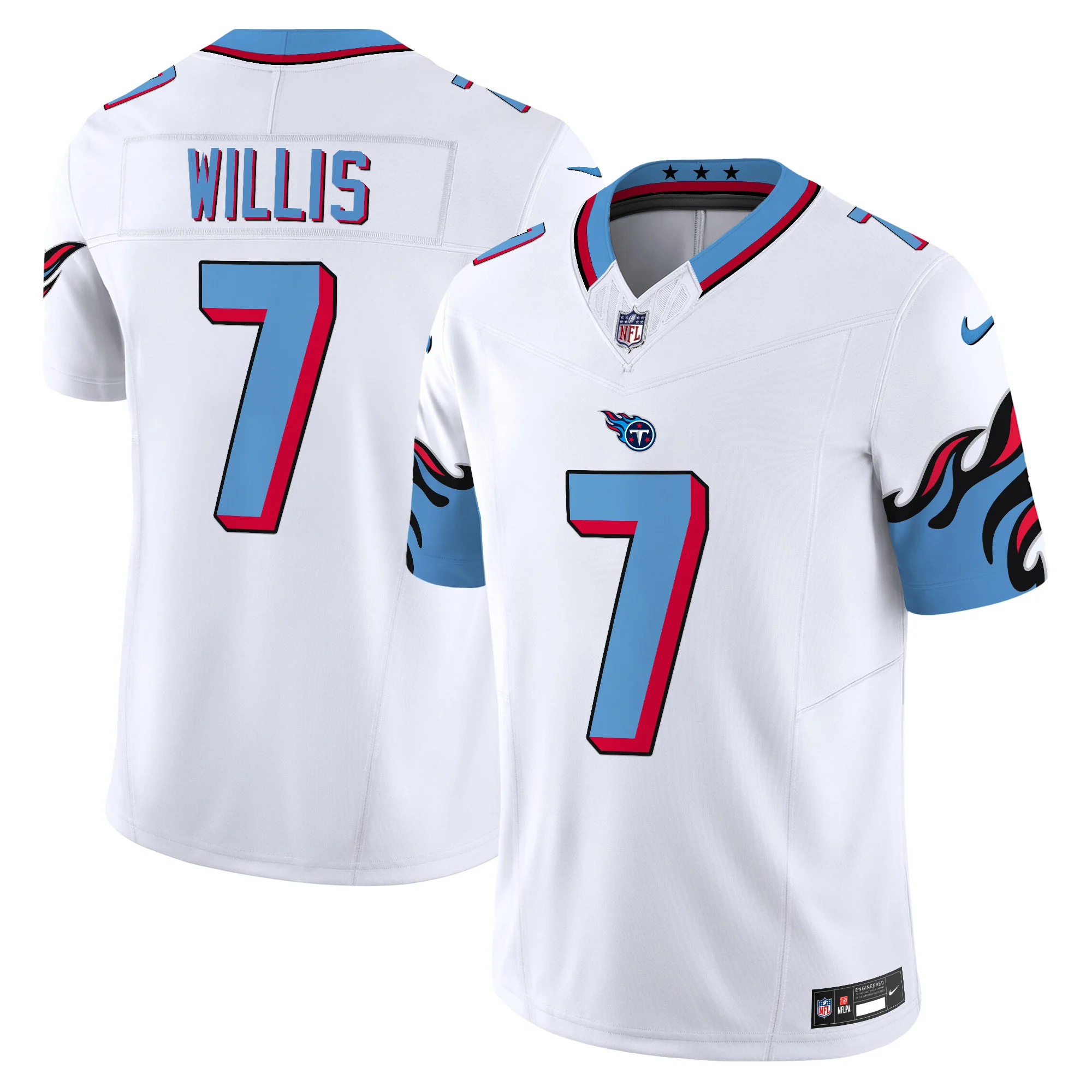 Mens Tennessee Titans Special Vapor Limited Jersey Malik Willis Jersey White