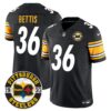 Steelers 2024 Vapor Limited Jersey – Est 1933 Patch – All Stitched – Black – Jerome Bettis Jersey