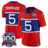 New York Giants ‘Century Red’ 100th Season Commemorative Vapor Jersey – All Stitched – Red – Kayvon Thibodeaux Jersey