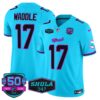 Dolphins “Miami Vice” Vapor Limited Jersey V4 – All Stitched – Aqua – Jaylen Waddle Jersey