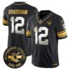 Pittsburgh Steelers Throwback 1933 Patch Gold Vapor Limited Jersey – All Stitched – Black Limited – Terry Bradshaw Jersey