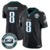 Eagles 2024 Vapor Limited Jersey – Est. 1933 Patch – All Stitched – Black – Kenny Pickett Jersey