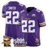 Minnesota Vikings Kings Of The North Patch Vapor Limited Jersey V3 – All Stitched – Purple – Harrison Smith Jersey