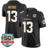 Dolphins Gold Trim Vapor Limited Jersey – All Stitched – Black – Dan Marino Jersey