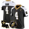Saints EST. 1967 Patch Vapor Jersey – All Stitched – Alternate – Derek Carr Jersey