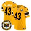 Steelers 2024 Vapor Limited Jersey – Est 1933 Patch – All Stitched – Gold – Troy Polamalu Jersey