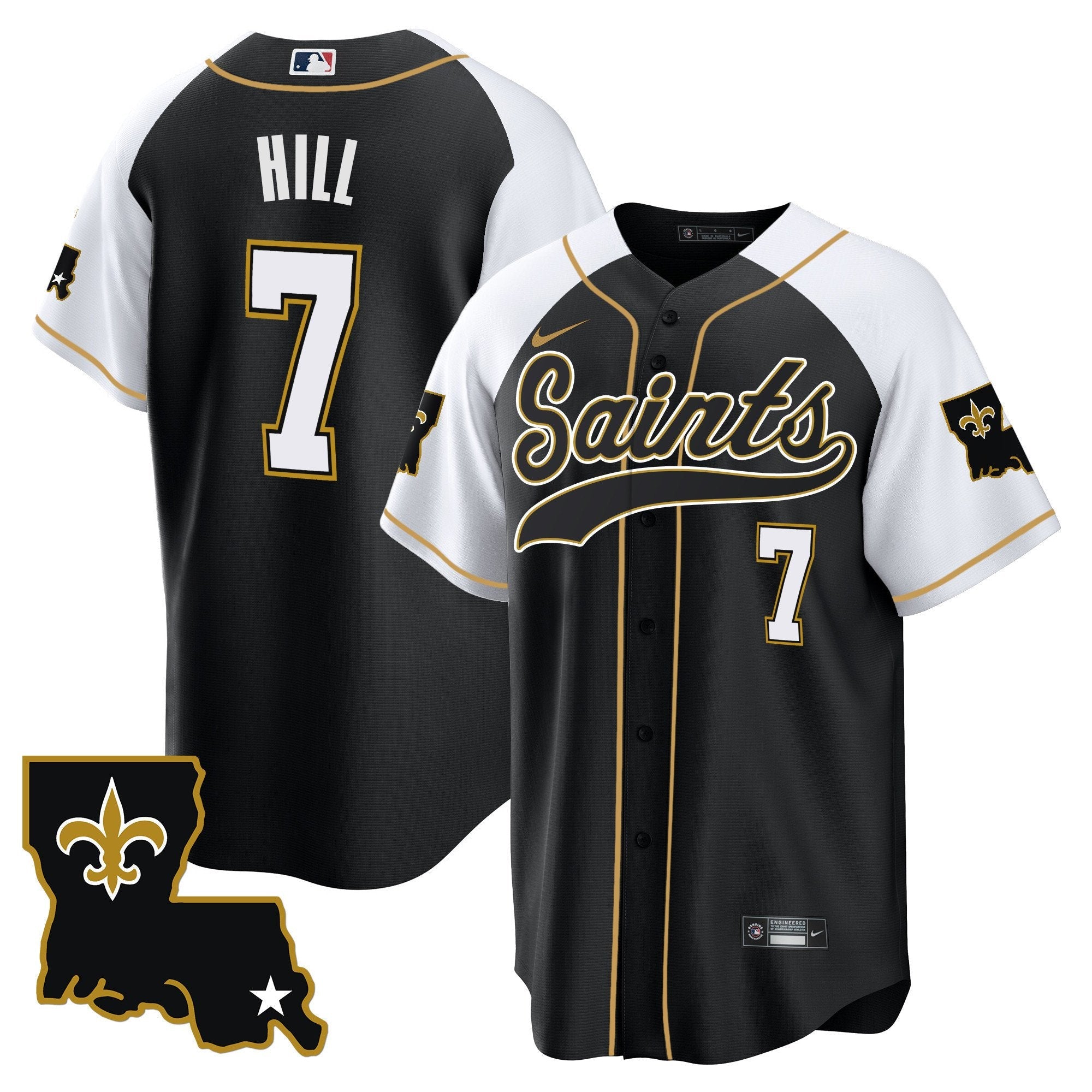 Saints 1987 Legacy Cool Base Jersey – All Stitched – Alternate – Taysom Hill Jersey