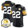 Pittsburgh Steelers Throwback 2024 Vapor Limited Jersey – All Stitched – 1975 Throwback – Najee Harris Jersey