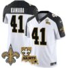Saints Vapor Limited Jersey – New Orleans Patch – All Stitched – Inverted – Alvin Kamara Jersey