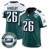 Eagles 2024 Vapor Limited Jersey – Est. 1933 Patch – All Stitched – Alternate – Saquon Barkley Jersey