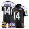 Minnesota Vikings Kings Of The North Patch Vapor Limited Jersey V3 – All Stitched – Black Alternate – Sam Darnold Jersey