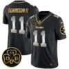 Steelers DMR Patch Gold Vapor Limited Jersey – All Stitched – Black Limited – Allen Robinson II Jersey