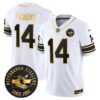 Pittsburgh Steelers Throwback 1933 Patch Gold Vapor Limited Jersey – All Stitched – White Gold – George Pickens Jersey
