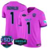 Dolphins “Miami Vice” Vapor Limited Jersey V4 – All Stitched – Pink – Tua Tagovailoa Jersey