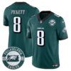 Eagles 2024 Vapor Limited Jersey – Est. 1933 Patch – All Stitched – Midnight Green – Kenny Pickett Jersey