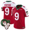 Rams Mexico Vapor Limited Jersey – All Stitched – Red Alternate – Matthew Stafford Jersey