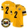 Steelers 2024 Vapor Limited Jersey – Est 1933 Patch – All Stitched – Gold – Justin Fields Jersey