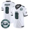 Eagles 2024 Vapor Limited Jersey – Est. 1933 Patch – All Stitched – White – Kenny Pickett Jersey