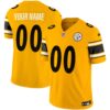 Steelers Vapor Limited Custom Jersey – All Stitched – Gold Jersey