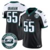 Eagles 2024 Vapor Limited Jersey – Est. 1933 Patch – All Stitched – Black Alternate – Brandon Graham Jersey