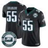 Eagles 2024 Vapor Limited Jersey – Est. 1933 Patch – All Stitched – Black – Brandon Graham Jersey