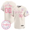 Chiefs Taylor Swift Bubblegum Pink Vapor Premier Limited Custom Jersey – All Stitched – Cream Jersey