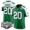 Philadelphia Eagles Kelly Green 2024 NFC East Division Champions Vapor Limited Jersey V2 – All Stitched – Kelly Alternate – Brian Dawkins Jersey