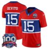 New York Giants ‘Century Red’ 100th Season Commemorative Vapor Jersey – All Stitched – Red – Tommy DeVito Jersey