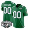 Philadelphia Eagles Kelly Green 2024 NFC East Division Champions Vapor Limited Custom Jersey V2 – All Stitched – Kelly Green Jersey