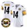 Steelers 2024 Vapor Limited Jersey – Est 1933 Patch – All Stitched – White – George Pickens Jersey