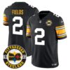 Steelers 2024 Vapor Limited Jersey – Est 1933 Patch – All Stitched – 1975 Throwback – Justin Fields Jersey