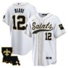 Saints 1987 Legacy Cool Base Jersey – All Stitched – White – Chris Olave Jersey